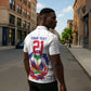 Custom Haiti Grenadye Alaso Zipper Polo Shirt White Nou Retounen Anko 1974-2026 - African Pride