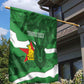 Custom Zimbabwe Rugby 2026 Garden Flag Go Sables Sporty Grunge Style