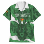 Custom Zimbabwe Rugby 2026 Hawaiian Shirt Go Sables Sporty Grunge Style