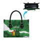 Custom Zimbabwe Rugby 2026 Leather Bag Go Sables Sporty Grunge Style