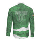 Custom Zimbabwe Rugby 2026 Long Sleeve Button Shirt Go Sables Sporty Grunge Style
