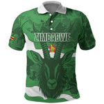 Custom Zimbabwe Rugby 2026 Polo Shirt Go Sables Sporty Grunge Style