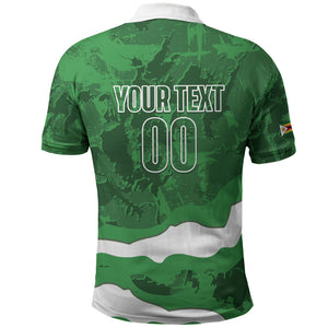 Custom Zimbabwe Rugby 2026 Polo Shirt Go Sables Sporty Grunge Style