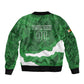 Custom Zimbabwe Rugby 2026 Sleeve Zip Bomber Jacket Go Sables Sporty Grunge Style
