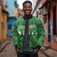 Custom Zimbabwe Rugby 2026 Sleeve Zip Bomber Jacket Go Sables Sporty Grunge Style