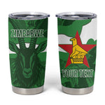 Custom Zimbabwe Rugby 2026 Tumbler Cup Go Sables Sporty Grunge Style