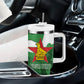 Custom Zimbabwe Rugby 2026 Tumbler With Handle Go Sables Sporty Grunge Style