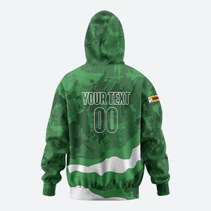 Custom Zimbabwe Rugby 2026 Zip Hoodie Go Sables Sporty Grunge Style