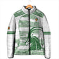 Zimbabwe Rugby Custom Padded Jacket Come On Sables White Version
