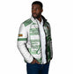 Zimbabwe Rugby Custom Padded Jacket Come On Sables White Version