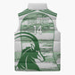 Zimbabwe Rugby Custom Sleeveless Puffer Jacket Come On Sables White Version
