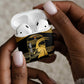 Zimbabwe Rugby Custom AirPods Case Come On Sables Gold Black Version