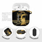 Zimbabwe Rugby Custom AirPods Case Come On Sables Gold Black Version