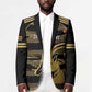 Zimbabwe Rugby Custom Blazer Come On Sables Gold Black Version