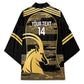 Zimbabwe Rugby Custom Kimono Come On Sables Gold Black Version