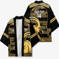 Zimbabwe Rugby Custom Kimono Come On Sables Gold Black Version