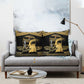 Zimbabwe Rugby Custom Pillow Cover Come On Sables Gold Black Version