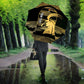 Zimbabwe Rugby Custom Umbrella Come On Sables Gold Black Version