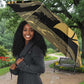 Zimbabwe Rugby Custom Umbrella Come On Sables Gold Black Version
