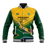 Custom South Africa Rugby Baseball Jacket Springboks Go Champions African Pattern LT14