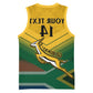 Custom South Africa Rugby Basketball Jersey Springboks Go Champions African Pattern - African Pride