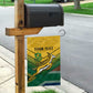 Custom South Africa Rugby Garden Flag Springboks Go Champions African Pattern