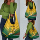 Custom South Africa Rugby Grocery Bag Springboks Go Champions African Pattern