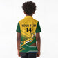 Custom South Africa Rugby Kid Polo Shirt Springboks Go Champions African Pattern