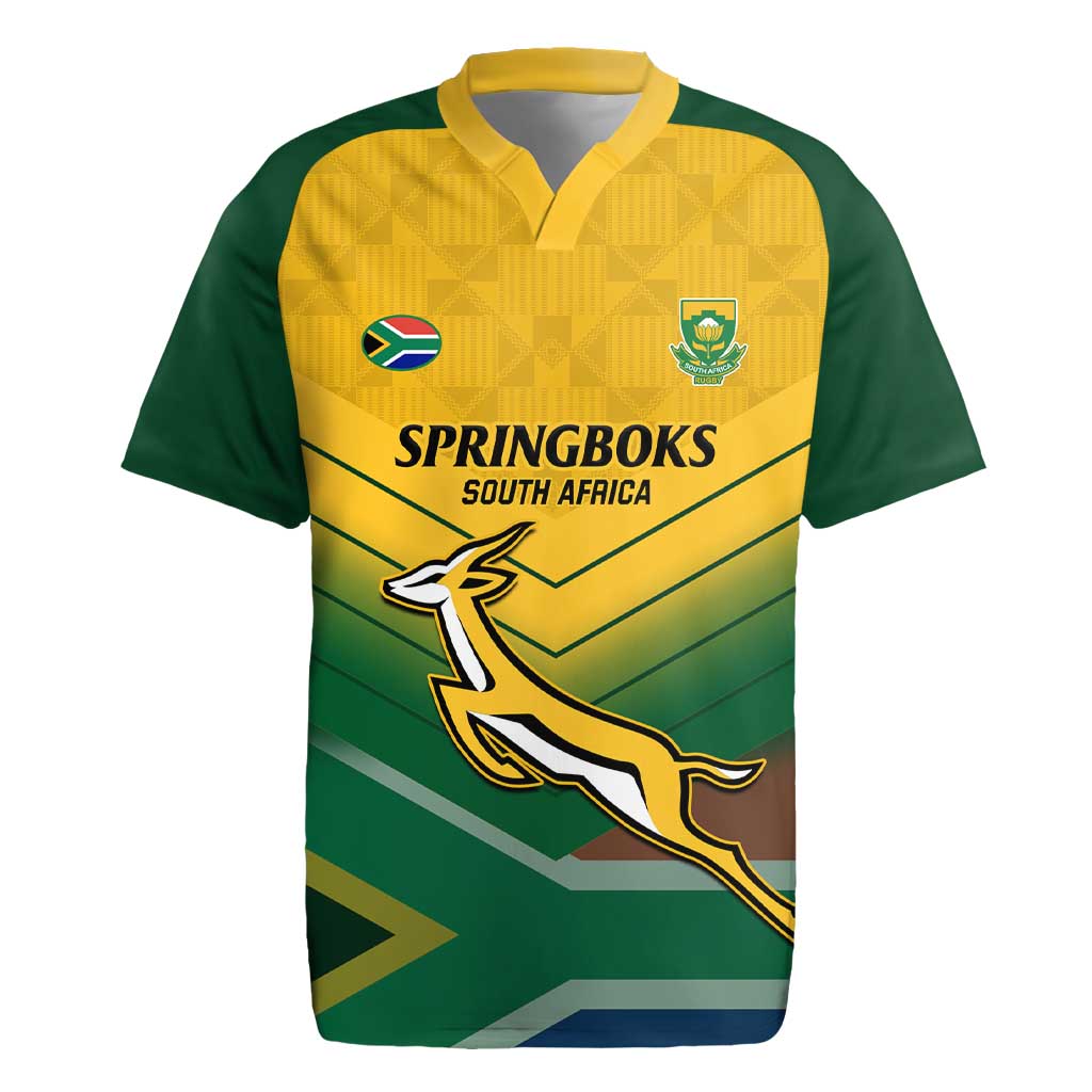 Springbok Rugby Repeated Pattern Custom South Africa Rugby Rugby Jersey Springboks Go Champions African ...