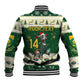 Custom South Africa Rugby Christmas Baseball Jacket Geseende Kersfees Springboks African Pattern LT14