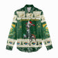 Custom South Africa Rugby Christmas Women Casual Shirt Geseende Kersfees Springboks African Pattern LT14