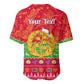 Personalised Eritrea Christmas Baseball Jersey Eritrean Olive Santa Claus Merry Xmas
