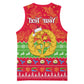 Personalised Eritrea Christmas Basketball Jersey Eritrean Olive Santa Claus Merry Xmas - African Pride