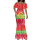 Personalised Eritrea Christmas Mermaid Dress Eritrean Olive Santa Claus Merry Xmas