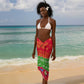 Personalised Eritrea Christmas Sarong Eritrean Olive Santa Claus Merry Xmas