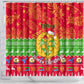 Personalised Eritrea Christmas Shower Curtain Eritrean Olive Santa Claus Merry Xmas