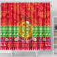 Personalised Eritrea Christmas Shower Curtain Eritrean Olive Santa Claus Merry Xmas