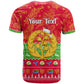 Personalised Eritrea Christmas T shirt Eritrean Olive Santa Claus Merry Xmas