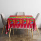 Personalised Eritrea Christmas Tablecloth Eritrean Olive Santa Claus Merry Xmas
