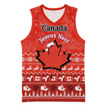 Personalised Canada Christmas Basketball Jersey Maple Leaf Santa With Map Merry Xmas - African Pride