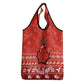 Personalised Canada Christmas Grocery Bag Maple Leaf Santa With Map Merry Xmas