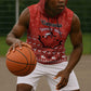 Personalised Canada Christmas Sleeveless Hoodie Maple Leaf Santa With Map Merry Xmas - African Pride