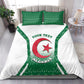 Personalized Afro Algeria Bedding Set Coat Of Arms African Pattern