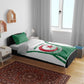 Personalized Afro Algeria Bedding Set Coat Of Arms African Pattern