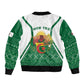 Personalized Afro Algeria Bomber Jacket Coat Of Arms African Pattern