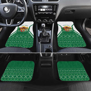 Personalized Afro Algeria Car Mats Coat Of Arms African Pattern