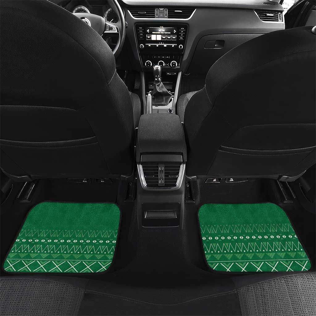 Personalized Afro Algeria Car Mats Coat Of Arms African Pattern