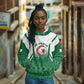 Personalized Afro Algeria Hoodie Coat Of Arms African Pattern