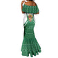 Personalized Afro Algeria Mermaid Dress Coat Of Arms African Pattern