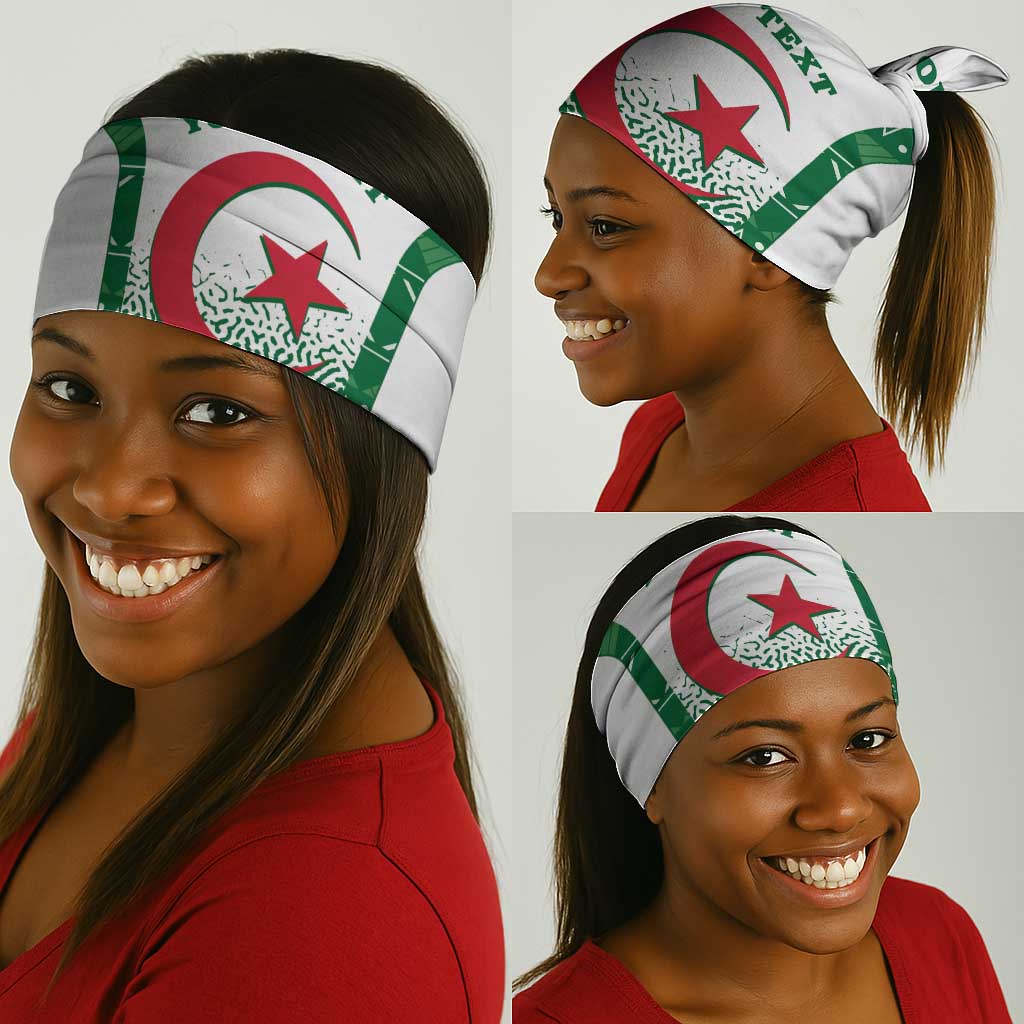 Personalized Afro Algeria Neck Gaiter Coat Of Arms African Pattern LT14